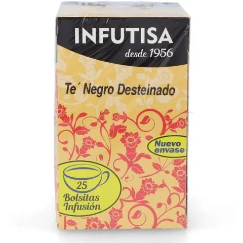 Infutisa te negro sin teina 25bolsitas – imagen 1
