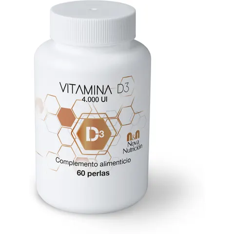 N&N Nova Nutricion Vitamina D3 4000 Ui 60 Perlas – imagen 1