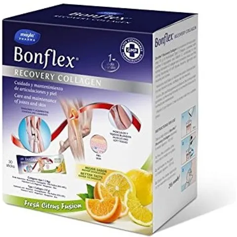 Bonflex recovery collagen citrus 30sticks – imagen 1