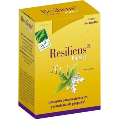 100% Natural Resiliens Cold 60 caps – imagen 1