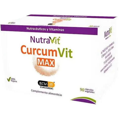 NutraVit CurcumVit Max BCM95 90comp – imagen 1