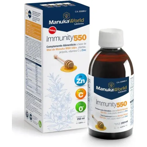 Manuka world immunity 550+ 250ml. – imagen 1