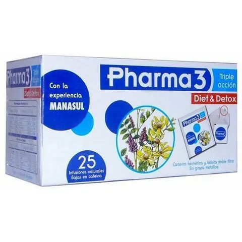 Bio3 Pharma3 Diet & Detox 25 Bolsitas – imagen 1