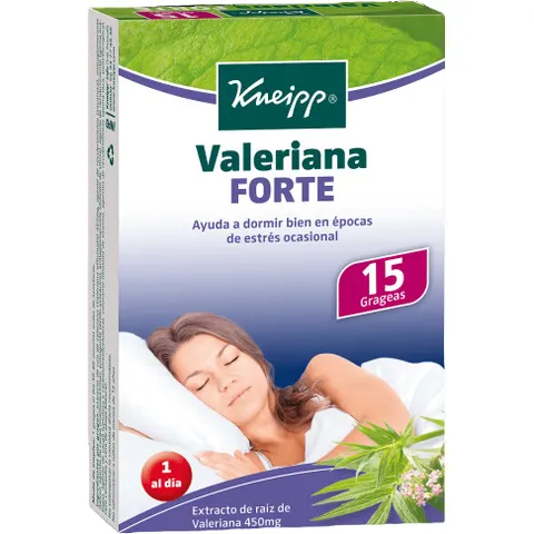 Kneipp Valeriana Forte 15 Grageas – imagen 1
