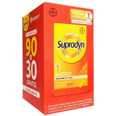 Supradyn Energy 90 + 30 Comprimidos – imagen 1
