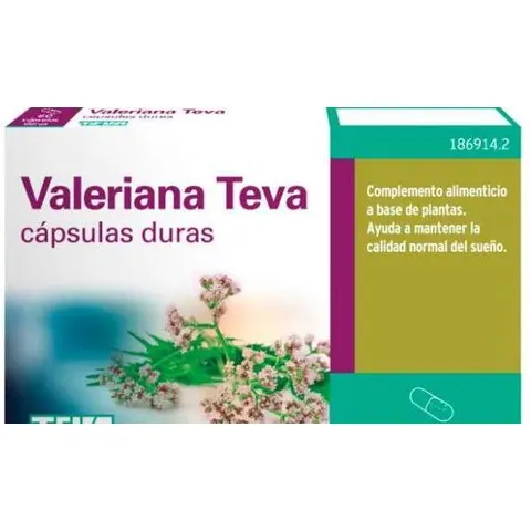 Teva valeriana teva 450mg 30caps – imagen 1