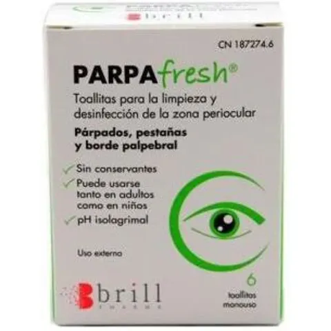 Brill Pharma ParpaFresh Toallitas Oftálmicas x6 – imagen 1