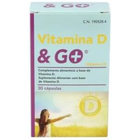 Laboratorios Pharma&Go Vitamina D 30 Cápsulas – imagen 1
