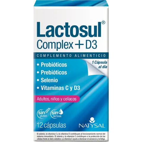 Natysal lactosul complex + d3 20cap. – imagen 1