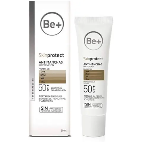 Be+ Skin Protect AntimanchasSpf50 50ml – imagen 1