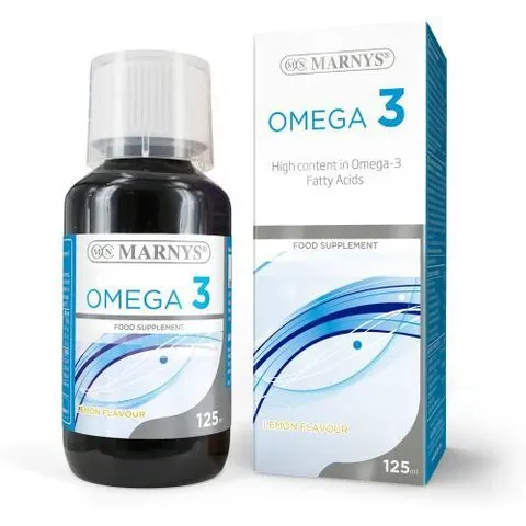 Marnys Omega 3 125 ml Limón – imagen 1