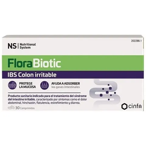 NS Nutritional System NS Florabiotic IBS Colon Irritable 30comp – imagen 1