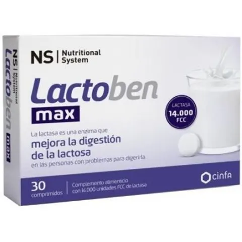 NS Nutritional System NS Lactoben Max 30comp – imagen 1