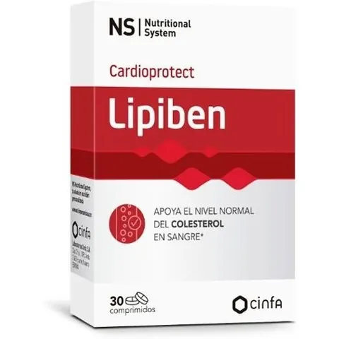 NS Nutritional System Cardioprotect Lipiben + Q10 30caps – imagen 1