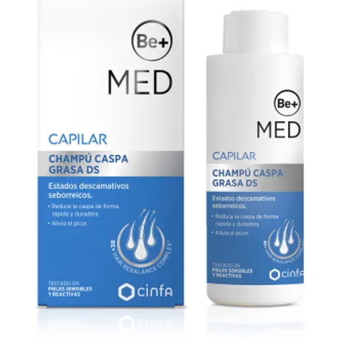 Be+ Med Champú Caspa Grasa 150 ml – imagen 1