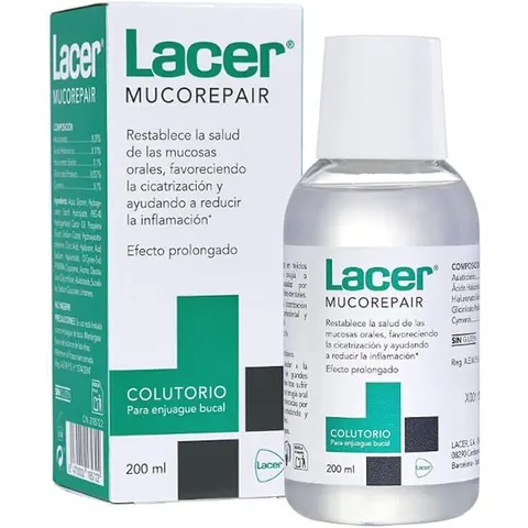 Lacer Mucorepair Mundspülung 200 ml – Bild 1
