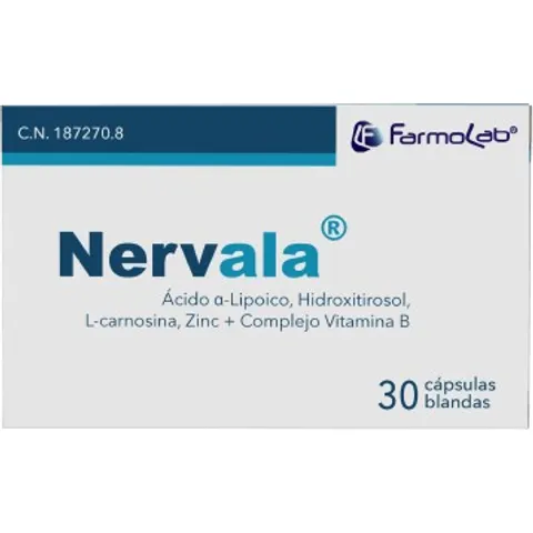 Farmolab nervala 30 caps gastro – imagen 1