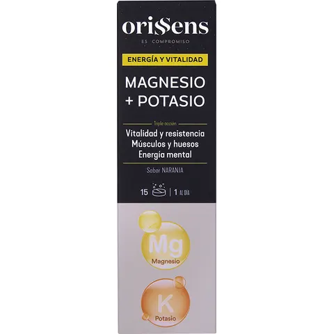 Orissens magnesio + potasio 15 comp eferv – imagen 1