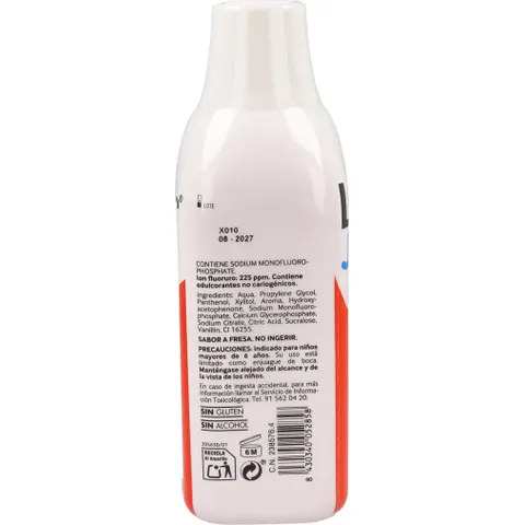Lacer Täglich Fluorid 0,05 % Erdbeere 500 ml – Bild 1
