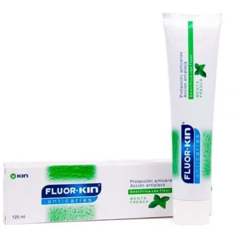 Kin Fluor Kin Anticavity Mint Zahnpasta 125 ml – Bild 1