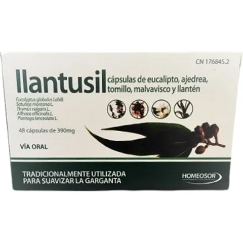 Homeosor Llantusil 350 mg 48 Cápsulas – imagen 1
