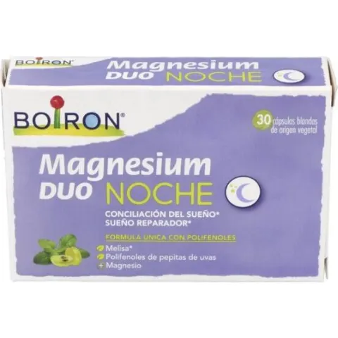 Boiron Magnesium Duo Noche 30 Cápsulas – imagen 1