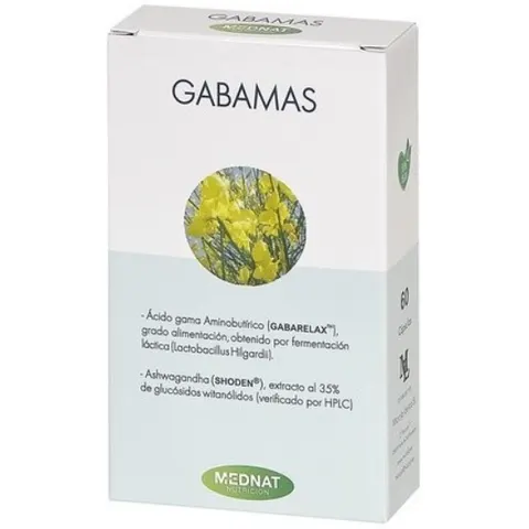 Mednat Nutrición Gabamas 60 Cápsulas – imagen 1