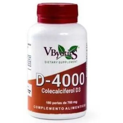 Vbyotics Vitamina D3 4000Ui 180 caps – imagen 1