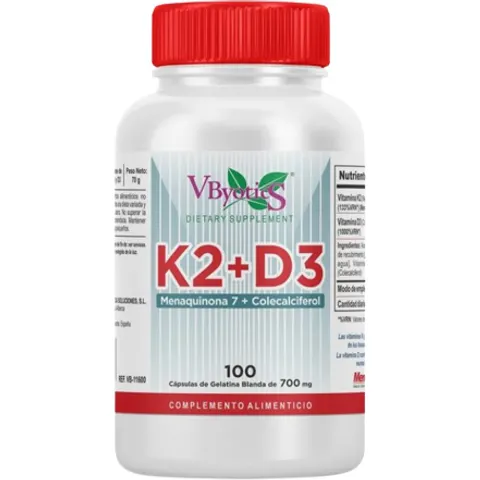 Vbyotics vitamina k2+d3 100perlas – imagen 1