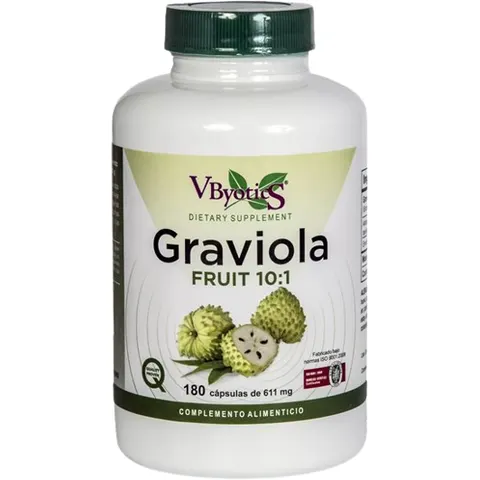 Vbyotics Graviola 10:1 180 caps – imagen 1