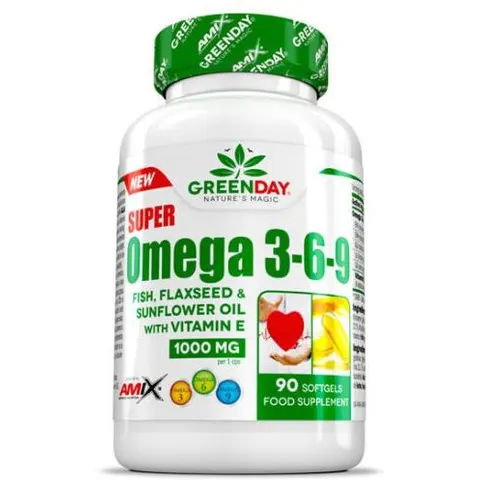 Amix Greenday OMEGA 3-6-9 90 Perlas – imagen 1