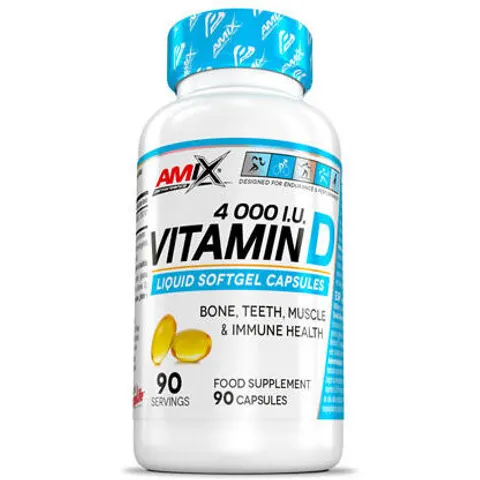 Amix Performance Vitamin D 4000 I.U. 90caps – imagen 1