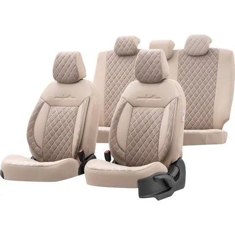 Otom CMV-234 Couverture de siège couleur crème – image 1