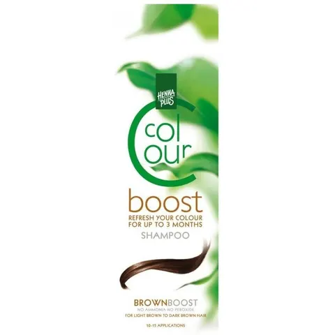 Hennaplus Colour Shampoo Boost brown – Bild 1