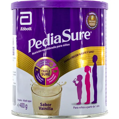 Pediasure Polvo Lata Vainilla 400g – imagen 1