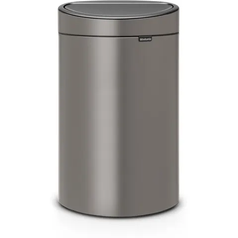 Brabantia Touch Bin New, 40L - Platinum Mülleimer – Bild 1
