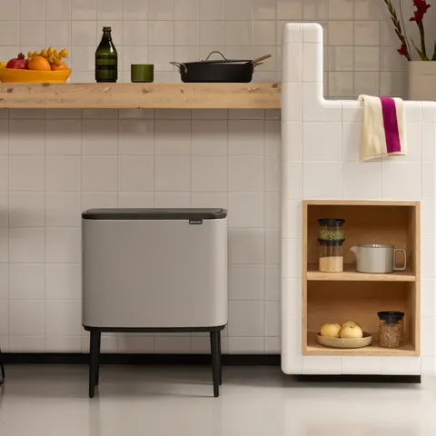 Brabantia Bo Touch Bin Soft Grey 36 L – image 1