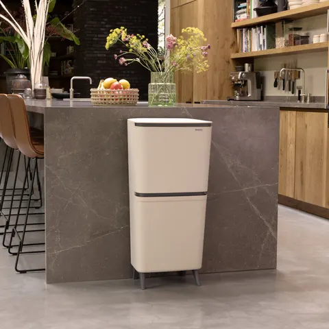 Brabantia 20+25 Liter Recycle Bin - Beige – image 1