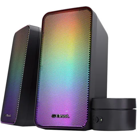 GXTrust 611 Wezz Illuminated 2.0 RGB Speaker Set – image 1
