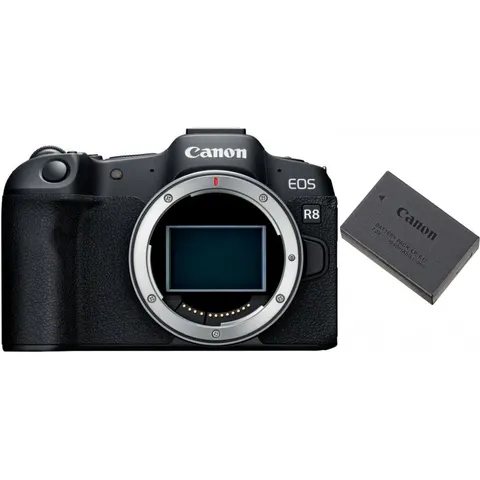 Canon EOS R8 body + LP-E17 batterij – afbeelding 1