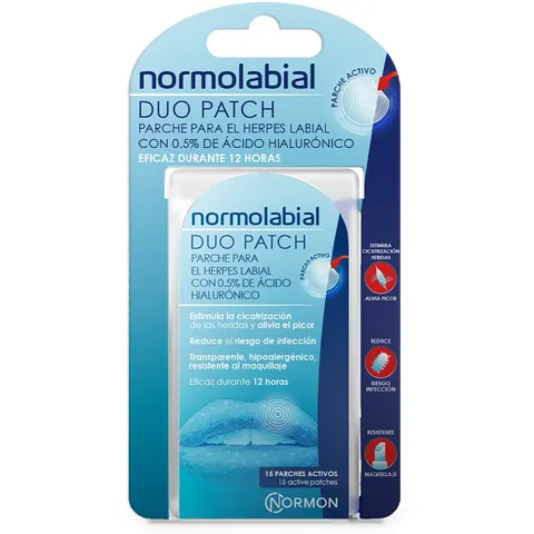 Normon Normolabial Duo Patch 15 Unidades – imagen 1