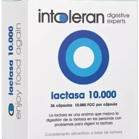 Intoleran Lactasa 10.000 36 caps – imagen 1