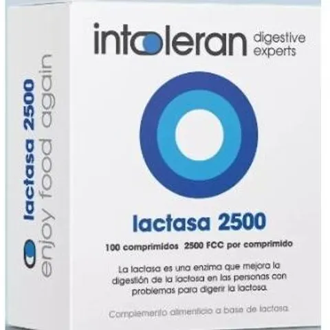 Intoleran Lactasa 2500 100 caps – imagen 1