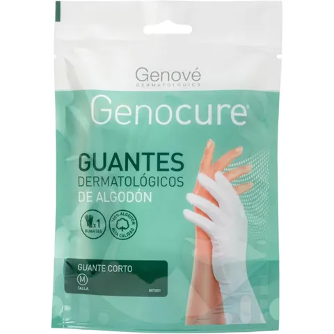 Genové Guantes Dermatológicos De Algodón Mediano – imagen 1