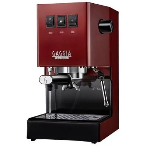 Gaggia Classic E24 Red Siebträger Espressomaschine – Rot – Bild 1