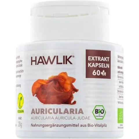 HAWLIK Extracto de Auricularia 60caps – imagen 1