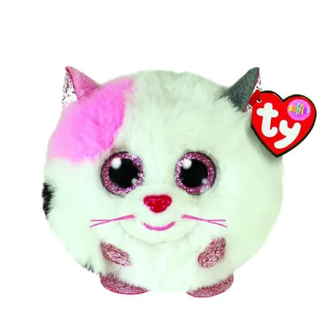 TY Puffies Knuffel Kat Muffin 10 cm – afbeelding 1