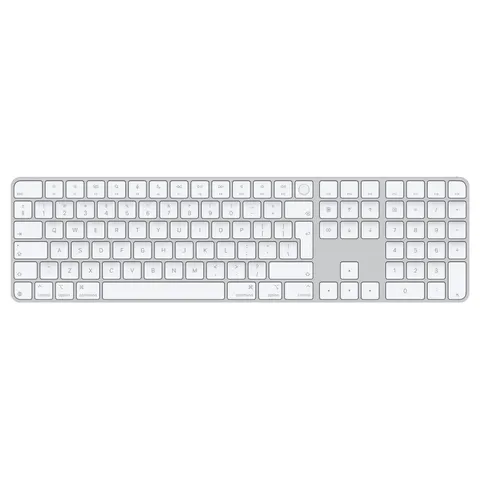 Apple Magic Keyboard mit Touch ID und Ziffernblock (USB-C), Silber, Bluetooth, Englisch International – Bild 1