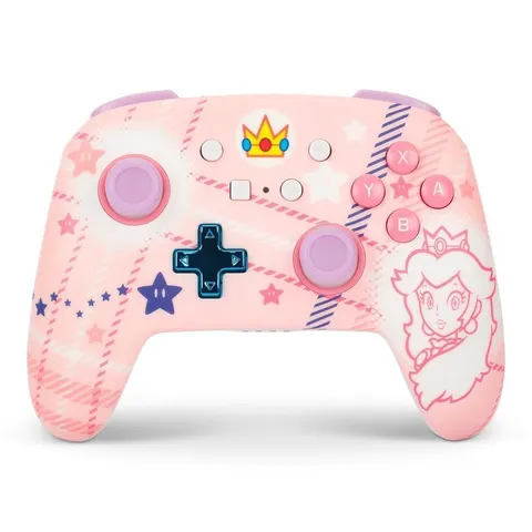 PowerA Geavanceerde Draadloze Controller - Nintendo Switch - Prinses Peach Plaid – afbeelding 1