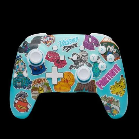 PowerA Draadloze Controller - Nintendo Switch - Fortnite Sticker Mania – afbeelding 1